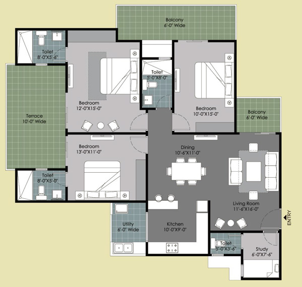 Gulshan Ikebana Resale Price Noida Sector 143, Ready to Move Flats